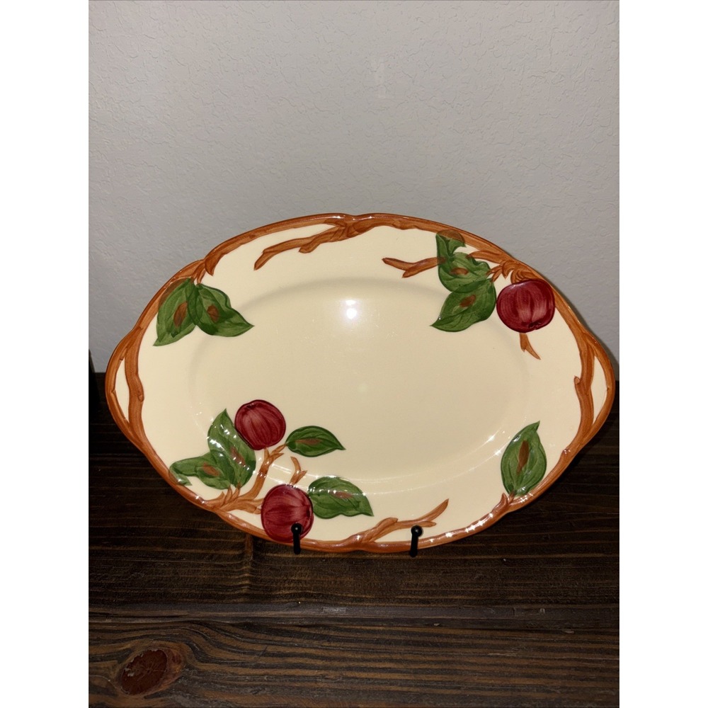 Franciscan Ware Apple Pattern Platter 12 1/2" Made in California